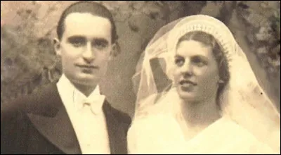 Quel est l'homme sur cette photo de mariage prise le 29 octobre 1935 ?