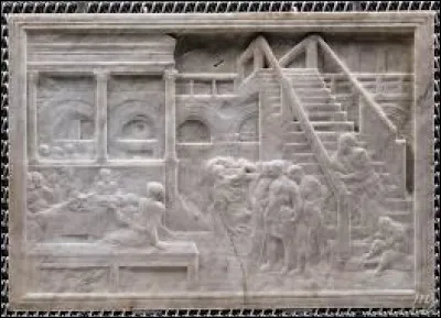 Les sp&eacute;cialistes accordent &agrave; un artiste italien du trecento (XIVe si&egrave;cle) la premi&egrave;re �uvre avec une perspective &agrave; point de fuite unique. De qui s'agit-il ?