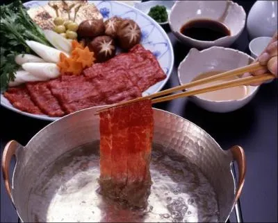 Le shabu-shabu est le nom de la fondue :