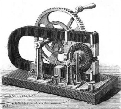 Le premier moteur électrique a été construit en 1822 par...