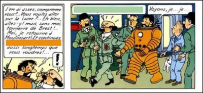 Par contre, lorsqu'il entend, mieux vaut ne pas se tromper dans son langage : que lui a dit Haddock qui ne semble pas ad hoc ?