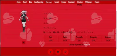 Pour faire apparaître la Fun Girl sur le site du jeu, il faut aller dans la rubrique "Characters" (Personnages) et il faut...