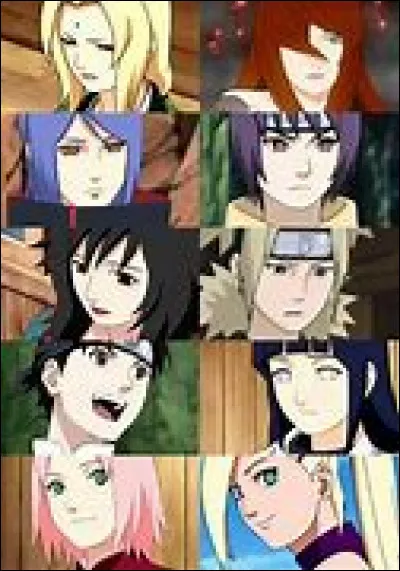 "Je n'abandonnerai pas sous les yeux de celui que j'admire alors qu'il me regarde enfin. " 
Quelle kunoichi a dit cette magnifique citation ?