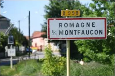 Nous sommes dans le Grand-Est &agrave; l'entr&eacute;e de Romagne-sous-Montfaucon. Village de l'arrondissement de Verdun, il se situe dans le d&eacute;partement ...