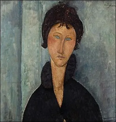 Quel peintre (1884-1904), d'origine italienne a réalisé de nombreux portraits d'aspect stylisé sculptural aux formes étirées jusqu'à la déformation.