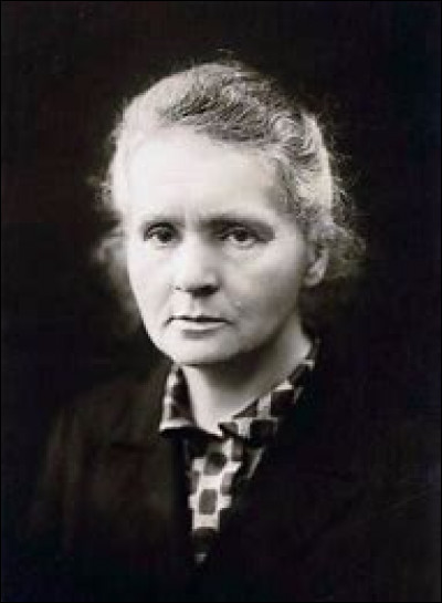 Que Marie Curie ne fut-elle pas ?