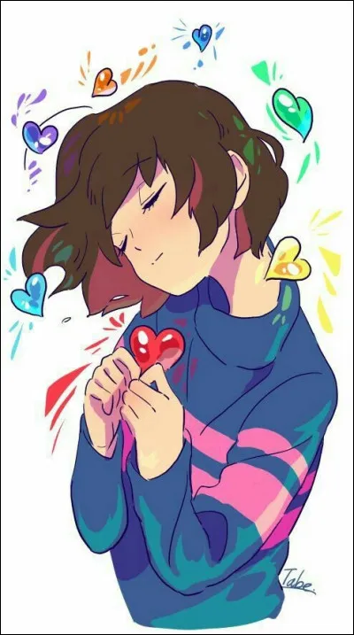 Quelle est la couleur de l'âme de Frisk ?
