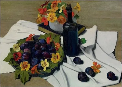 Qui a peint "Capucines et prunes" ?