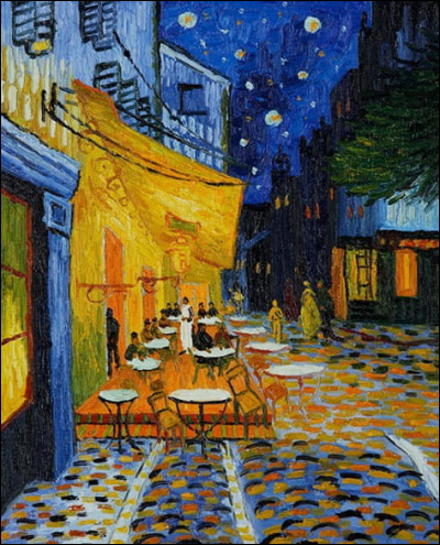 Qui a créé cette œuvre ? (Terrasse du café le soir)