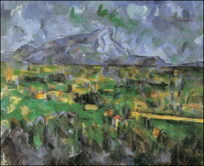 Cézanne est le peintre de l'œuvre (Mont Sainte Victoire)