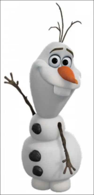 Quel est le nom du bonhomme de neige du film d'animation "La Reine des neiges" des studios Disney ?