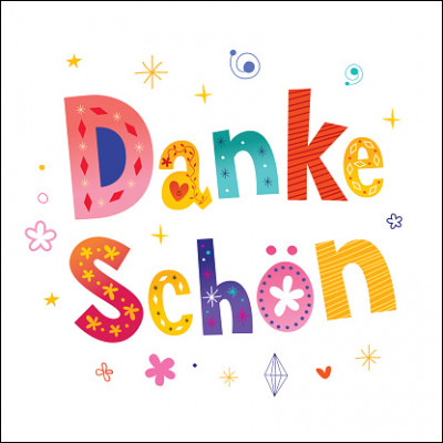 Danke Schön, c'est :
