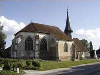 Vous avez sur cette image l'église Saint-Pierre-et-Saint-Paul de Géraudot. Commune Auboise, en Champagne humide, elle se site en région ...