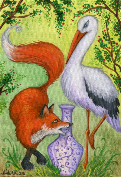 Dans chaque fable on repr&eacute;sente souvent le renard comme un animal...