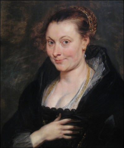 Quel peintre baroque du XVIIe a réalisé le tableau "Portrait d'Isabella Brandt" ?