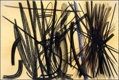 Le peintre français, photographe et architecte d'origine allemande, auteur de ce tableau, est l'un des grands représentants de l'art abstrait : c'est ... Hartung.