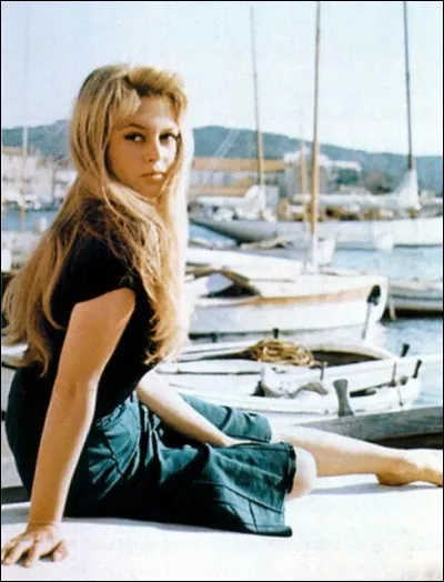 Brigitte Bardot, après son premier film "le Trou normand" en 1952, est devenue une vedette internationale avec ce film sorti en 1956 :