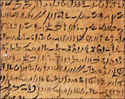 En quelle année l'écriture est-elle apparue ? Environ...