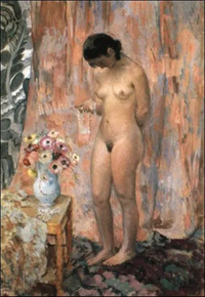 Et on finit avec ce tableau titr&eacute; "Nu au collier", qui est le peintre ?