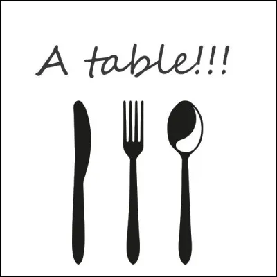 Quand nous mangeons, nous disons souvent : "bon ... ".