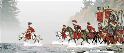 Jules César n'hésita pas pour transgresser le protocole en franchissant ce petit fleuve. Quel est-il ?