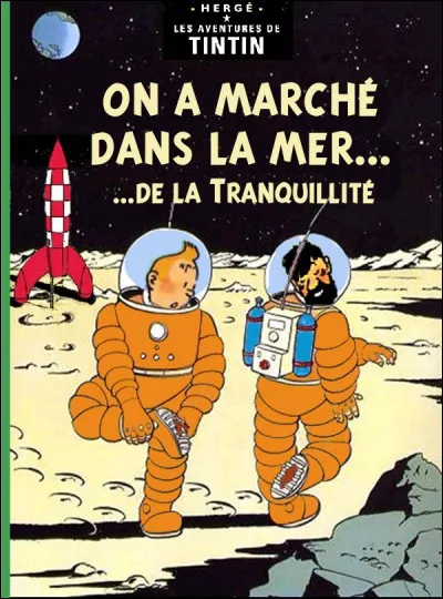 Pour changer un peu... Quel est le seul élément de cette couverture n'appartenant pas au monde habituel de Tintin ?