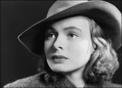 Cette actrice suédoise, célèbre pour ses rôles dans "Casablanca", "Pour qui sonne le Glas", "la maison du docteur Edwardes", se prénomme ...