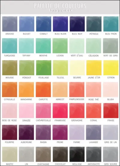 Quelle couleur préfères-tu ?