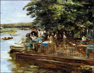 Qui a peint "Le Restaurant d'&eacute;tapes" ?