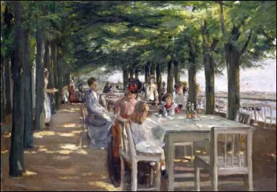 Qui a repr&eacute;sent&eacute; "La Terrasse du restaurant Jacob" ?