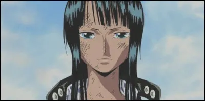 Que crie Robin à Luffy sur l'île enies lobby ?