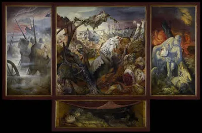 Le peintre expressionniste allemand auteur de ce tableau "la guerre", réalisé entre 1929 et 1932, se prénomme ...