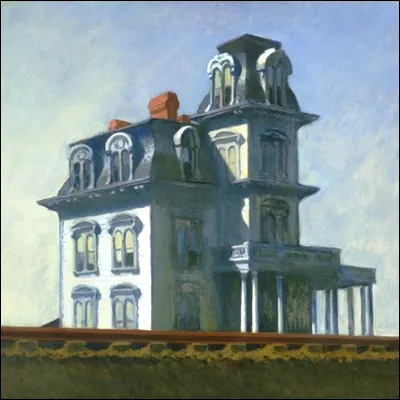 Quel peintre r&eacute;aliste am&eacute;ricain est l'auteur de la toile "Maison au bord de la voie ferr&eacute;e", qui a inspir&eacute; Alfred Hitchcock pour son film "Psychose" ?