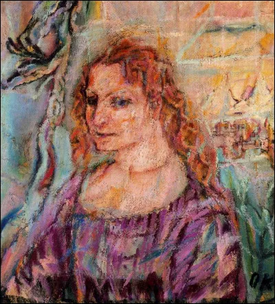 Le peintre expressionniste autrichien, auteur de ce portrait d'Alma Mahler, c'est ... Kokoschka.