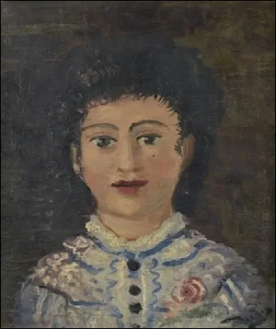 Qui a réalisé le portrait de cette jeune fille au col de dentelle" ?