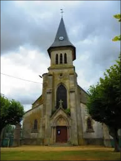 Vous avez sur cette image l'église de l'Assomption de la Vierge de Manheulles. Village Meusien, il se situe dans l'ancienne région ...