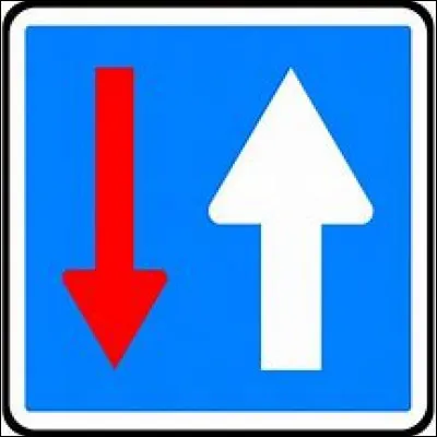 Ce panneau indique une priorité...