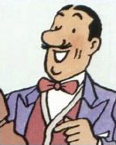 Quel est le prénom du vendeur en assurance Lampion, un parasite qui cible régulièrement le château de Moulinsart ?