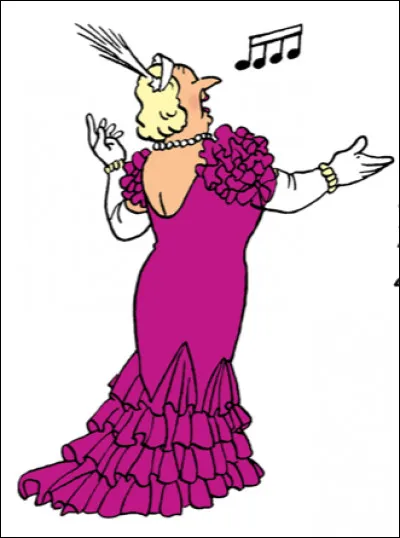 Quel est le prénom de la cantatrice italienne Castafiore ?