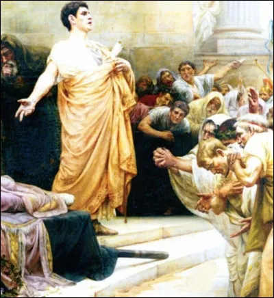 Représentants élus de la plèbe chargés de la défense des droits des intérêts des plébéiens contre les patriciens en bénéficiant d'un privilège du droit de veto. Qui sont-ils ?