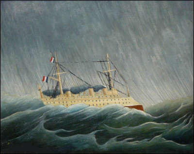 Qui a peint "Le Navire dans la tempête" ?