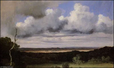 Qui a peint "Fontainebleau, temp&ecirc;te en cours" ?