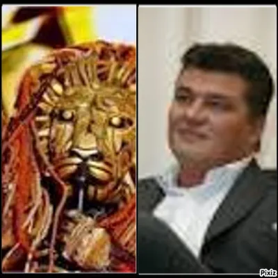 C'était David Douillet derrière le lion.