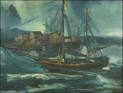 Qui a représenté ce "Voilier dans la tempête" ?