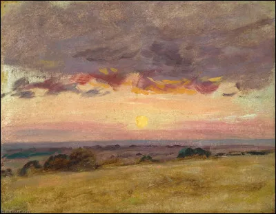 Qui a représenté cette "Soirée d'été avec tempête et éclairs" ?