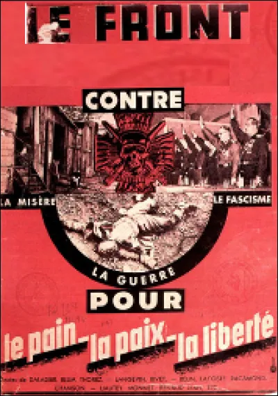 Quelle est cette coalition de gauche qui gouverna la France de mai 1936 à avril 1938 ?