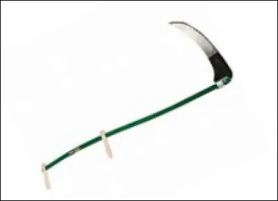 Quel est cet outil manuel agricole pour faucher l'herbe ?