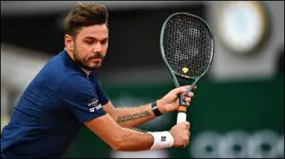 Le tennisman Stanislas Wawrinka a gagné Roland-Garros en 2015.