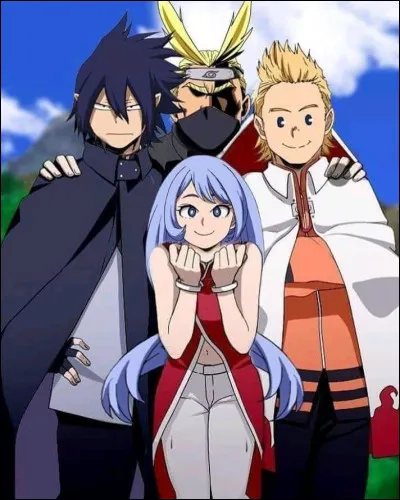 Quels animes ont &eacute;t&eacute; crois&eacute;s sur cette image ?