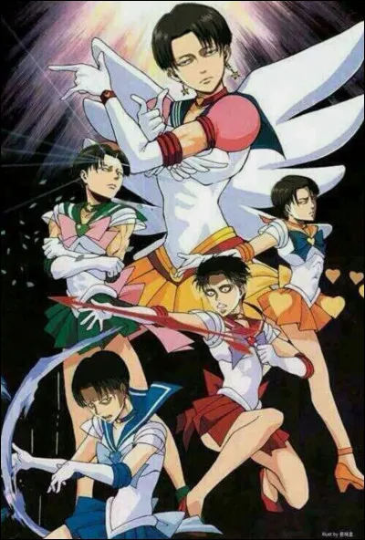 Quels animes ont &eacute;t&eacute; crois&eacute;s sur cette image ?